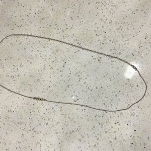 Tiffany Sterling Silver Bead Necklace 26 inch